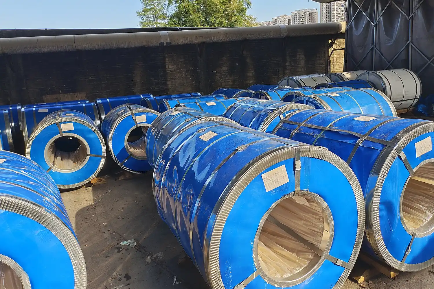 Bobinas de aço inoxidável laminadas a frio